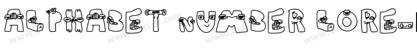 Alphabet Number Lore字体转换